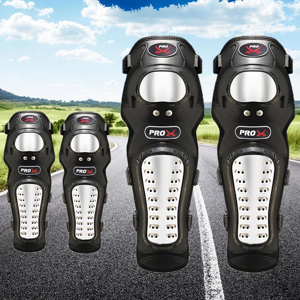 LMotorcycle Knee And Elbow Protectors Set Of Four Round Head Competition Protectors, Off-road Motorcycle Riding Equipment, Sports Protectors