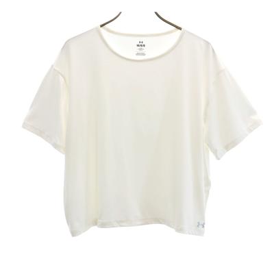 Trainings-Kurzarm-T-Shirt LG weiß Damen Gebraucht
