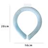 Outdoor sports cooling ring summer heatstroke prevention neck hanging cold collar portable cooling neck ring for office travel