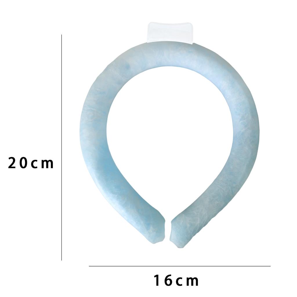 Outdoor sports cooling ring summer heatstroke prevention neck hanging cold collar portable cooling neck ring for office travel