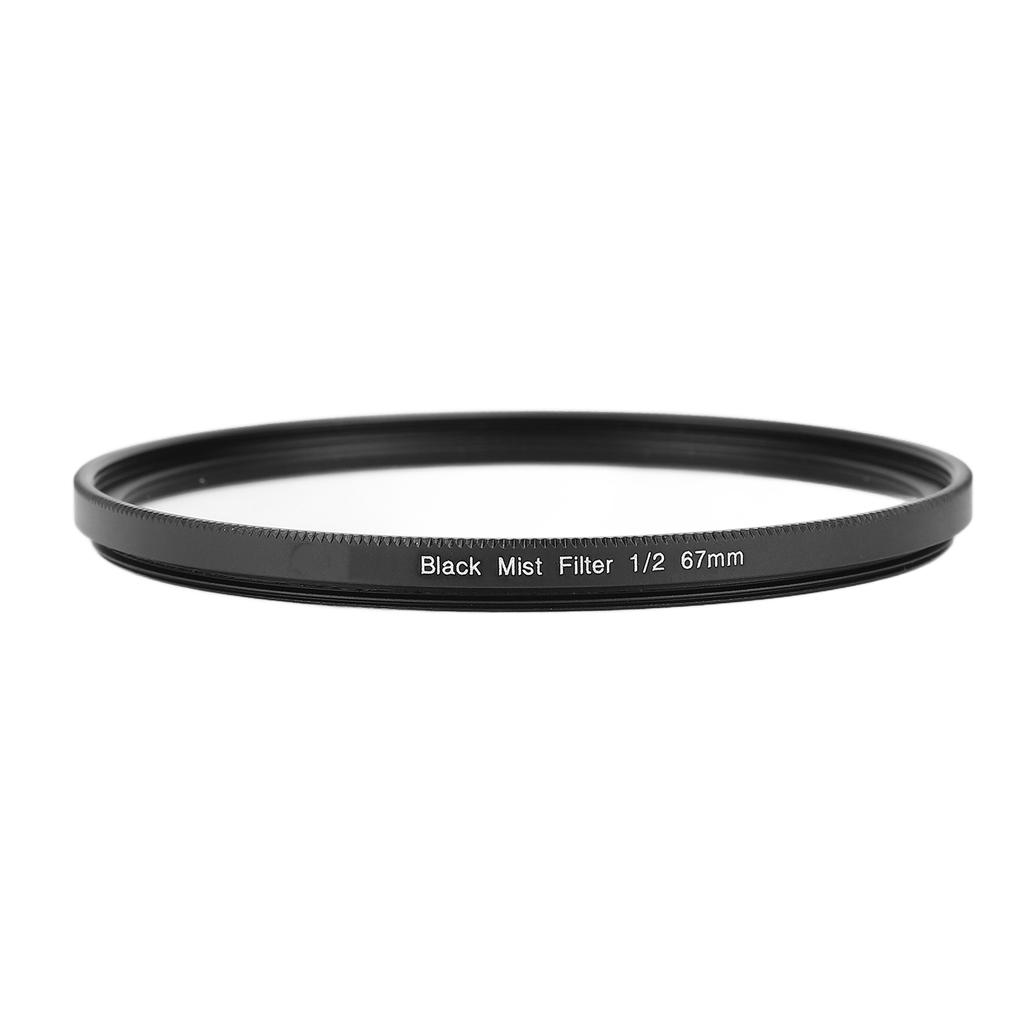 67mm Black Diffusion 12 Filter Camera Mist Cinematic Effect Filter with 18 Layer Coatings for