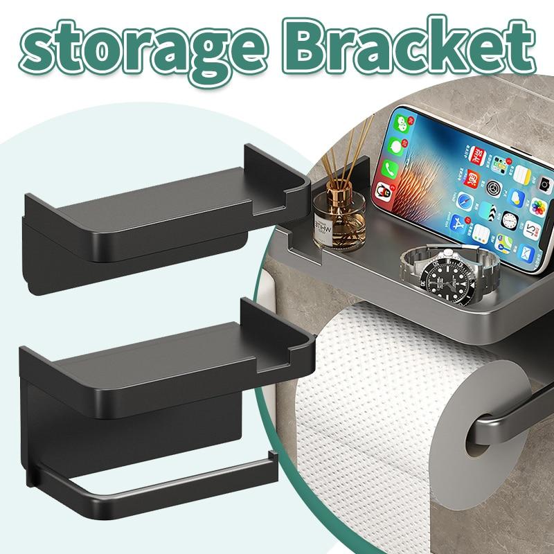 Toilet Plastic Paper Holder Storage Rack Kitchen Towel Placement Of Seasoning Bottles Bathroom Wall Roll Of Paper Phone Storage