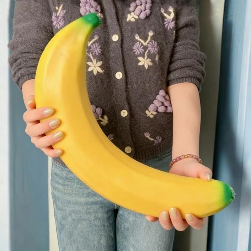 45CM milzu banānu mīkstā rotaļlieta, viltota