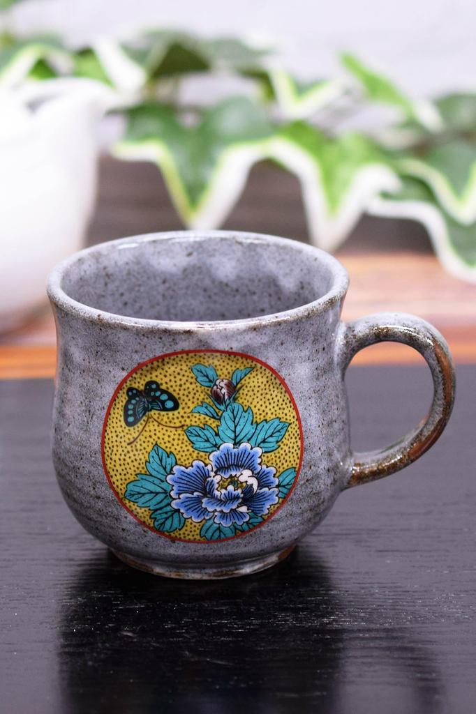 Waza No Kura Mug, Stylish Kutani Ware, Yoshidaya Peony, Ceramic, Luxury Brand, Made In Japan
