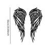 2x Angel Wing Wall Art Collection Birthday Gift Fireplace Crafts Bedroom Decoration Wall Sculpture Wall Mounted Iron Ornament