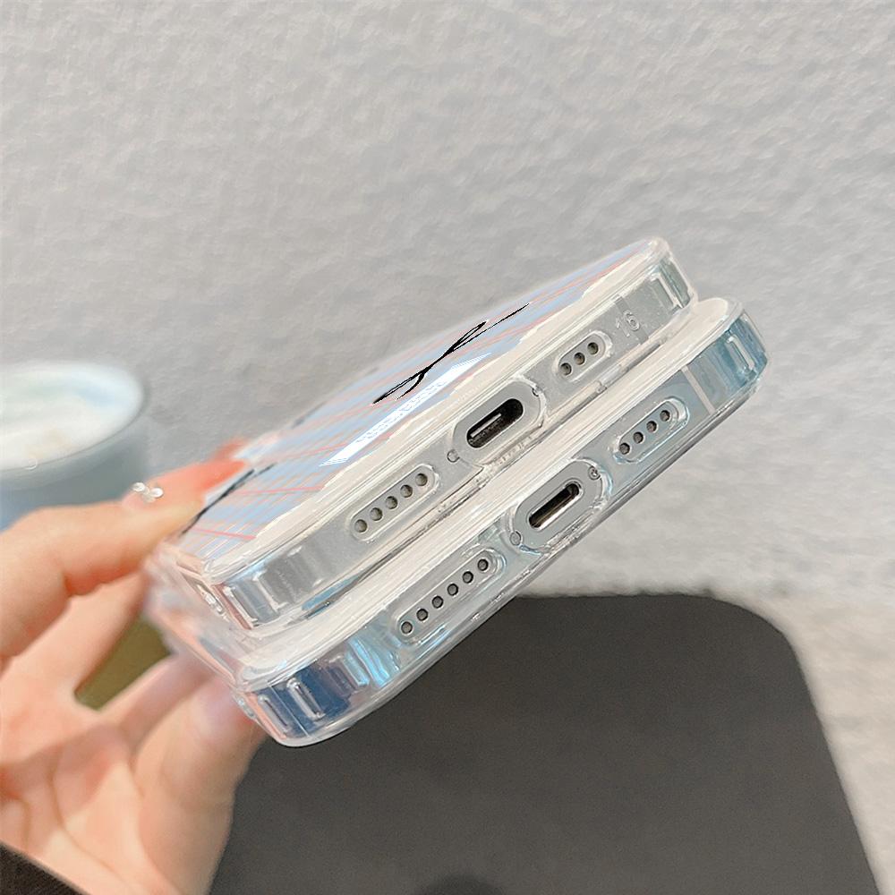 Painted Phone Case for iPhone 12 13 15 16 iPhone 16 12 13 14 15 Pro  14 15 16 Pro Max Coverage Shockproof Anti-Fingerprint Fresh Style Protective Case