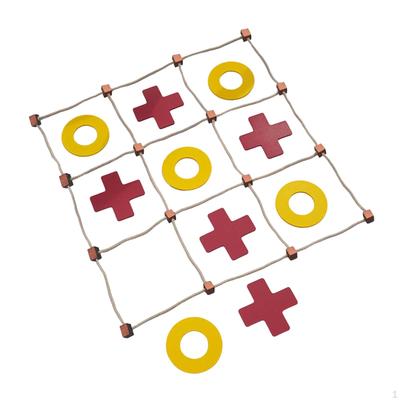 Tic TAC Toe Game Noughts and Crosses Puzzle Games Classic Brain Teaser XO Chess Board Toy