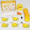 Snail Children Clock Set Educational Cartoon Tool Time Digital Model Gift Toy