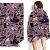 Vintage Witch Hat Potions Beach Towel, Super Soft Quick Dry Lightweight Microfiber for Pool Bath Camping Yoga Halloween Gift