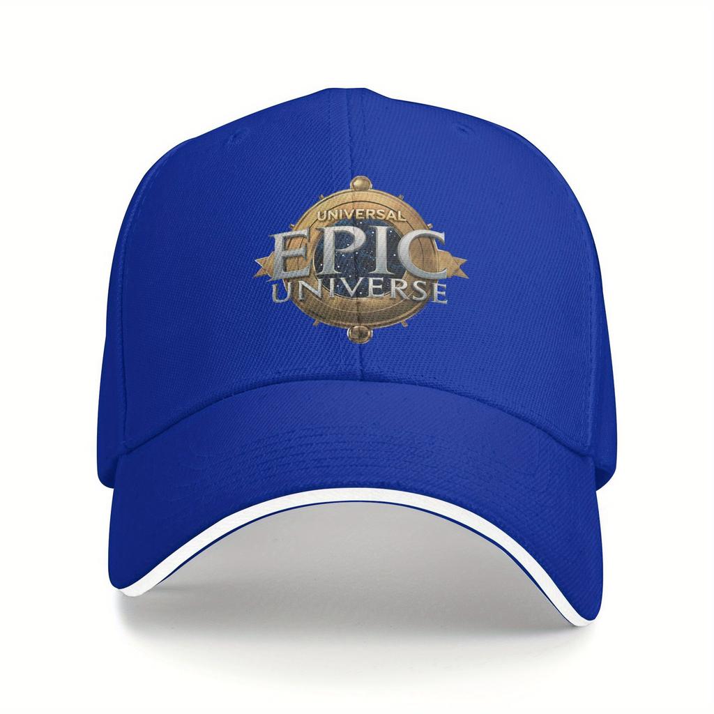 1 Epic Universe Logo Baseball Cap  Adjustable Strap Lightweight Durable High Quality Fabric Hat Perfect Mothers Day Gift