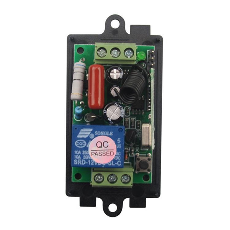 220V Single Channel Remote Control 10A Relay Signal/Lamp Switch