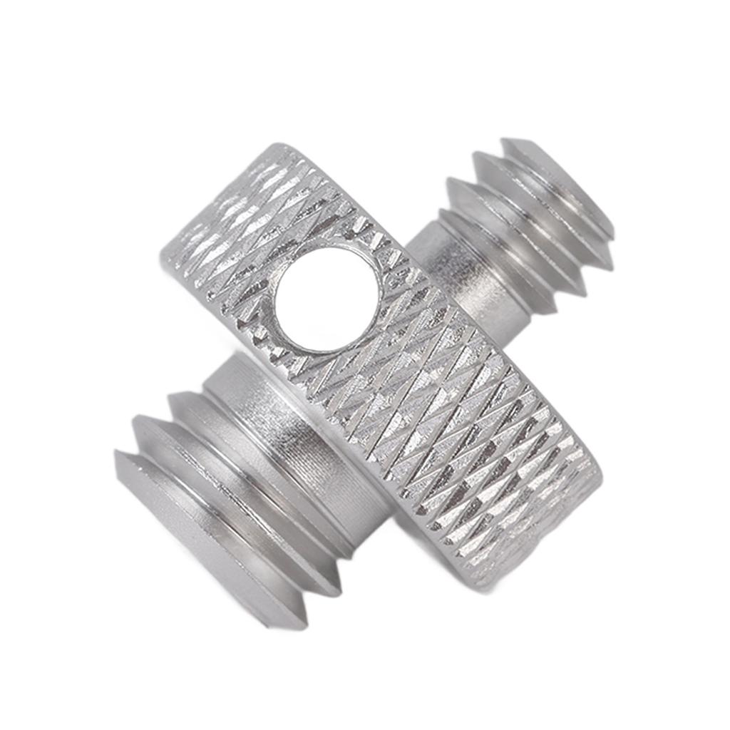 1/4 Inch To 3/8 Inch Male Thrded Screw Mount Adapter for Tripod Camera Cage   Hd