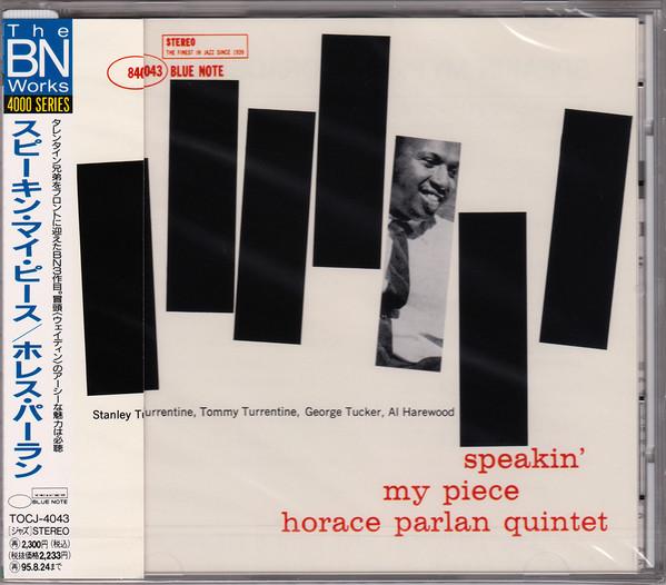 

CD HORACE PARLAN - Speakin My Piece TOCJ4043PROMO BLUE NOTE 1993 Japan ObiJazz Used