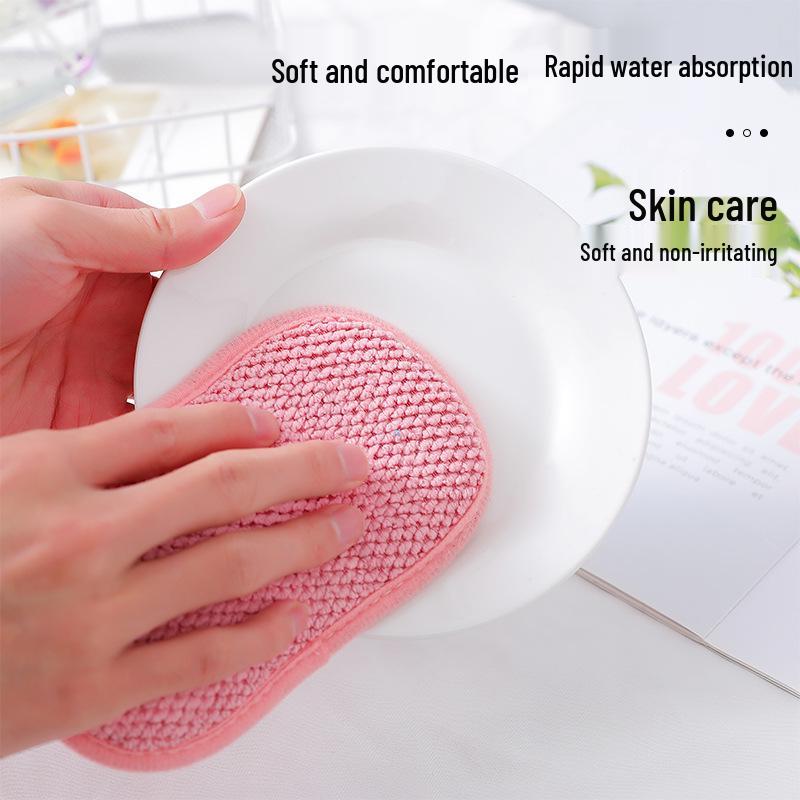 Oboustranná kuchyňská drátěnka: Odmašťovací mycí houba na hrnce a pánve.