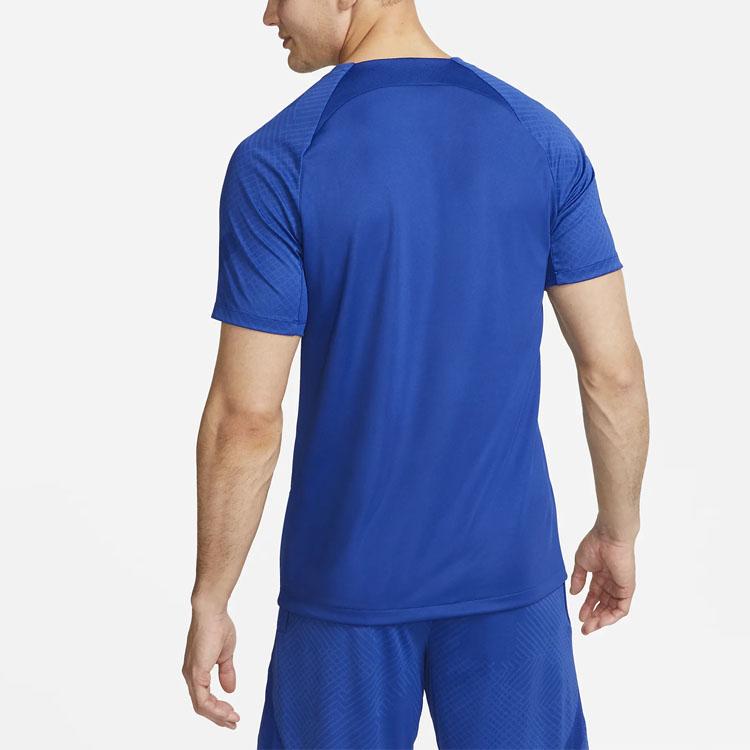 Nike Strike Paris Saint-Germain Football Training Shortsleeve Crewneck T-Shirt Men Tops Blue DN2804-418