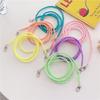 High Quality Fashion Custom Acrylic Beads Plastic Pearl Phone Case Strap, Girl Handmade Beaded Mobile Phone Lanyard Straps Chain