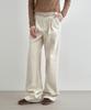 MONGDOL Winter Ver) One-Pleat Wide Slacks Ivory Mdpt025Fwivory