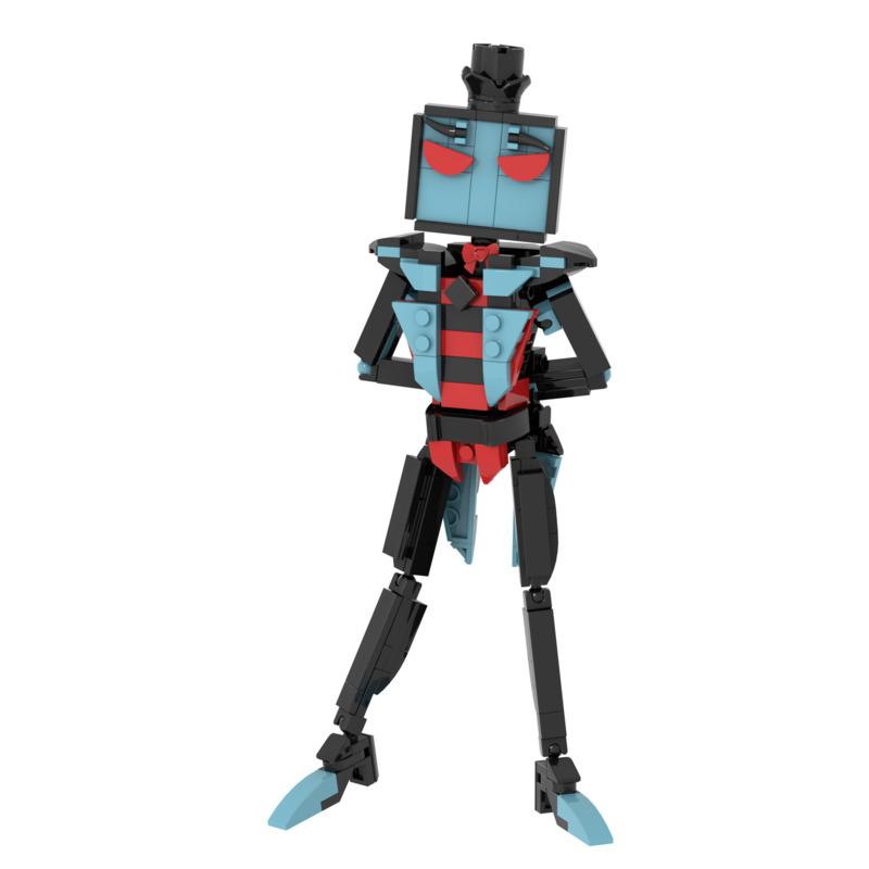 New Hazbin Hotel Vox Building Blocks Toys Assembly Figure Hazbin Hotel Collection Bricks Action Figure Desk Ornament Kids Gift