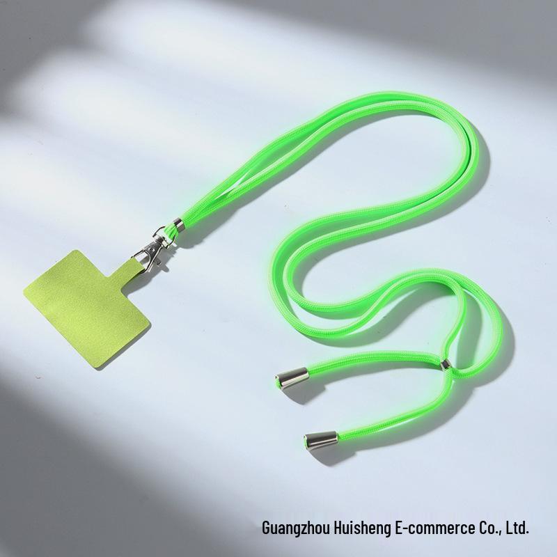 Mobile Phone Lanyard Neck/Crossbody/Wrist Strap with Clip and ID Holder - Anti-Lost Woven Design