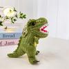 Langlebiger Hochwertiger Dinosaurier Plüsch Schlüsselanhänger Weiches Stofftier Schlüsselanhänger 14cm Niedliches Taschenzubehör ideal für Rucksack