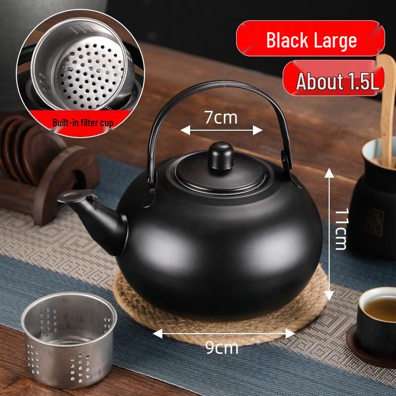 ZISIZ Small 304 Stainless Steel Insulated Teapot