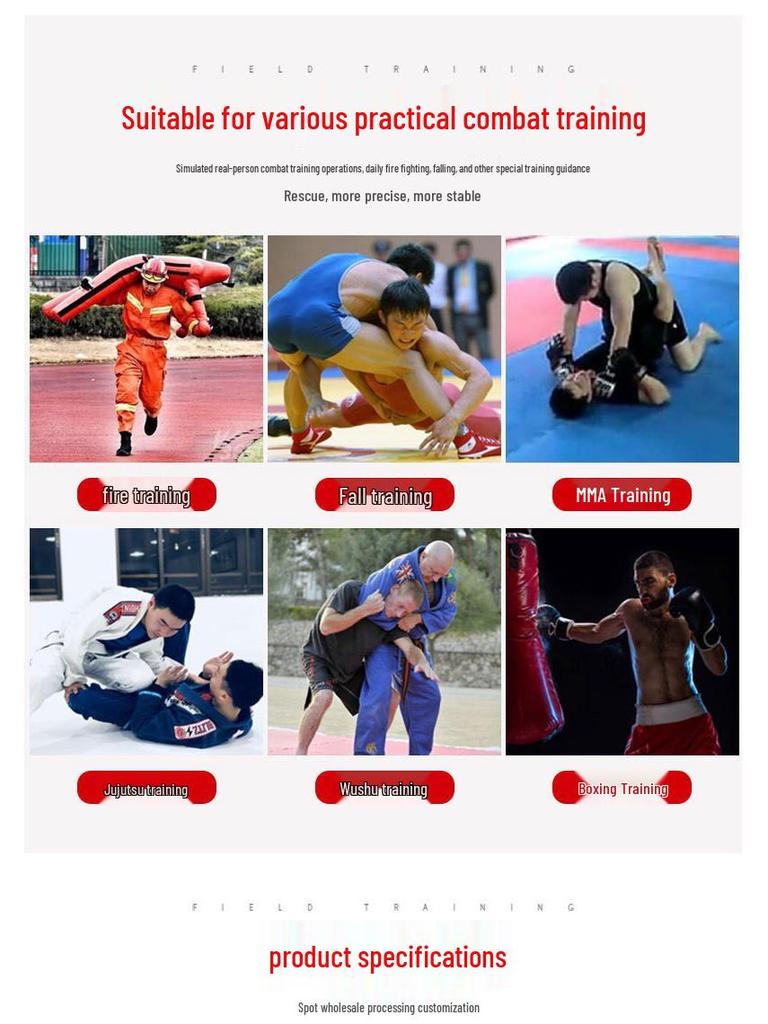 Humanoid Wrestling & Boxing Training Dummy for Venting, Punching, and Fire Rescue Drills