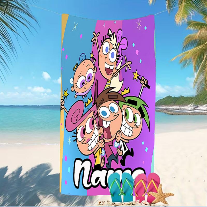 Customizable personalized beach towels Dexter's Laboratory themed designs.Suitable for the beach, yoga, sports;ideal as beach accessories