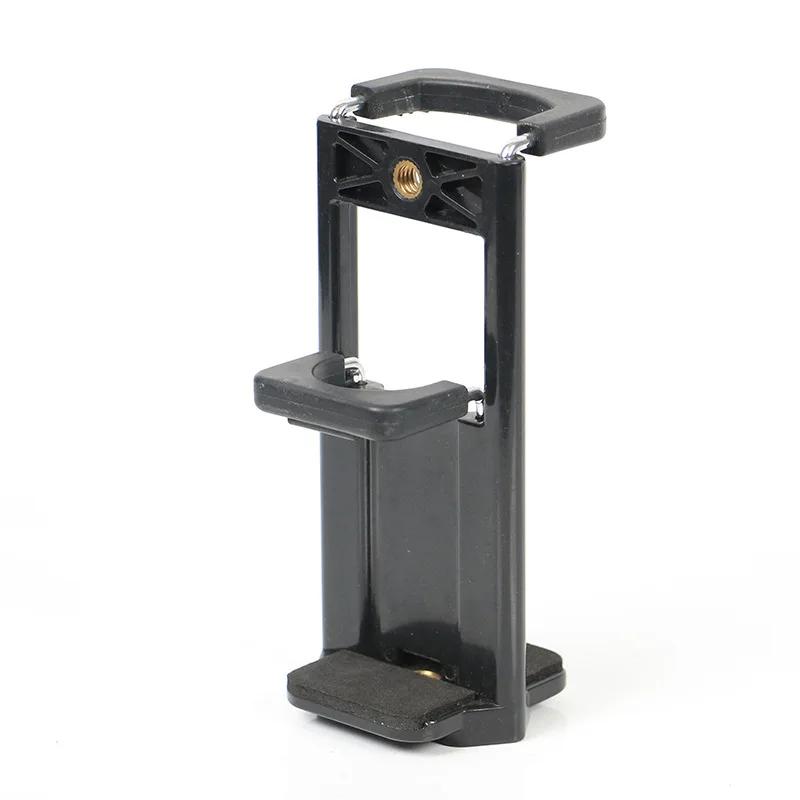 360 Degree Mobile Phone Clip Compatible With All 1/4 Screw Cellphone Holder Tripod Mount Desk Tripod Adapter For Samsung Iphone