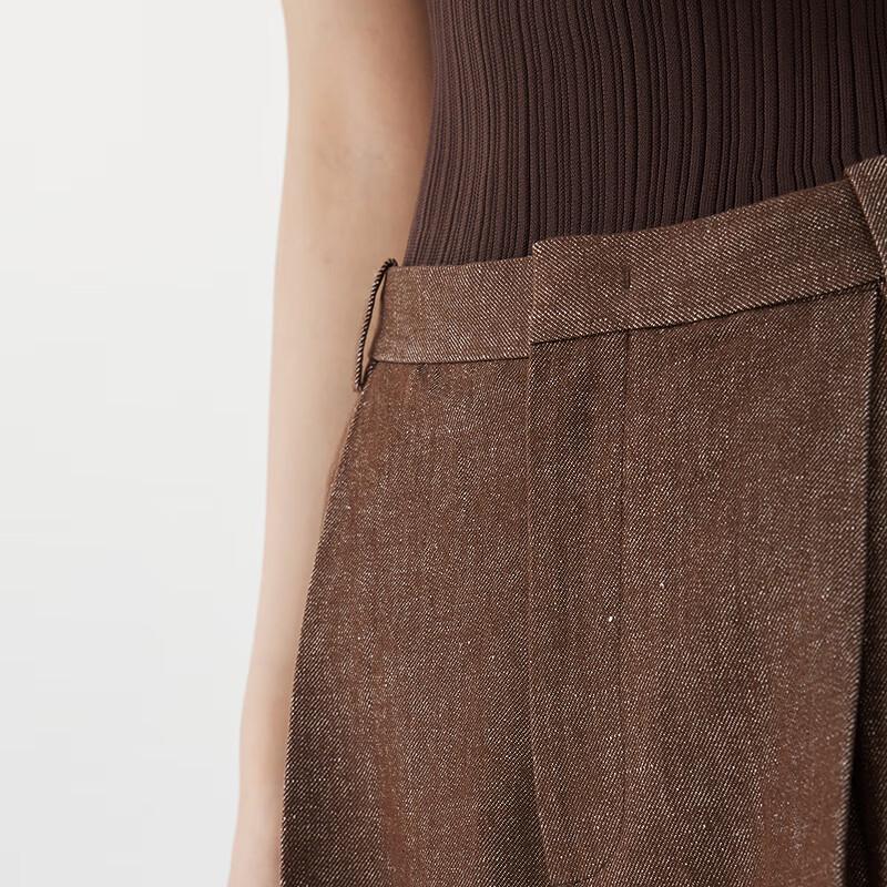 JNBY 2025 Spring Loose Fit Wide-Leg Pants