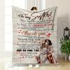Blanket with Sister Themed Warm Sentimental Gift, Cozy Textile for Sisters Blanket for Livingroom Couch Lunch Break Soft Throw for Festival Gift