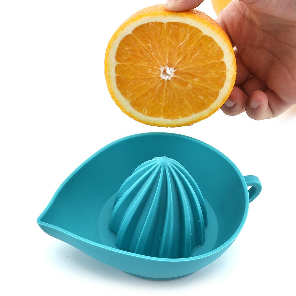 Household Vegetable Fruit Silicone Kitchen Cooking Tool Lemon Squeezer синий