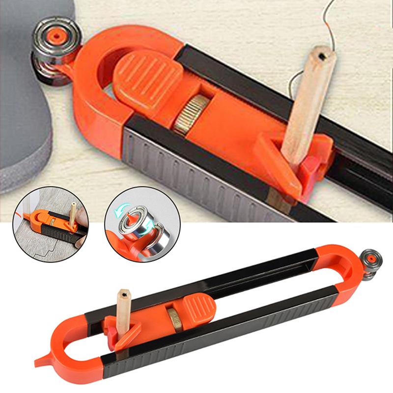 Gauge Profile Scribing Ruler Outline Duplication Marking for Welding Flooring Tile Scribe Construction Woodworking Tool