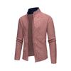 Men's Autumn Winter Knitting Sweatercoat Stand Collar Cardigans Warm Fashion Knitted Coat Male Sweater Jacket Loose Outwear Man