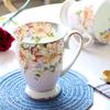 Bule Europeu de Porcelana Óssea, Conjunto de Xícaras de Chá da Tarde Inglês, Cafeteira de Porcelana de Alta Qualidade, Chaleira Resistente ao Calor, 1000ml