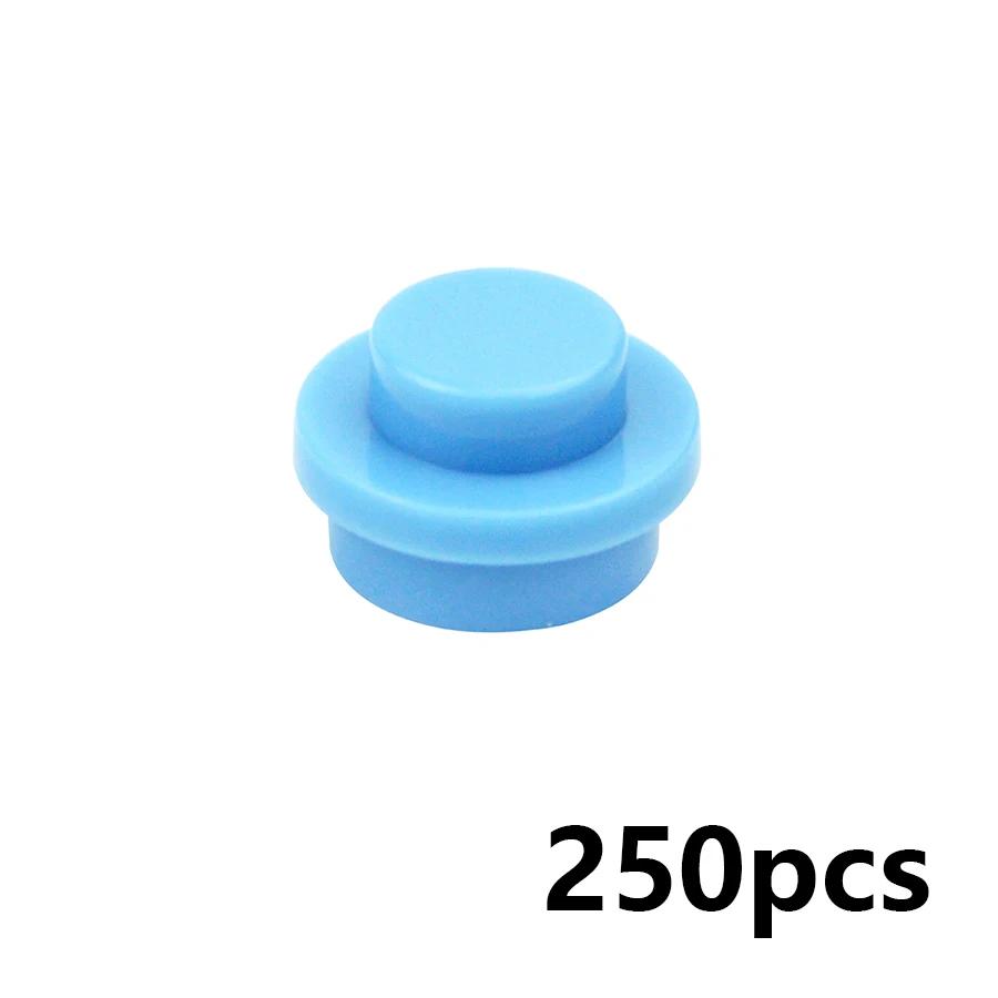 250 ks MOC Skládací dílky 4073 6141 15570 Deska Kulatá 1x1 Bod DIY Stavebnice 1*1 Figurky Lampy Cihličky Hračka pro děti
