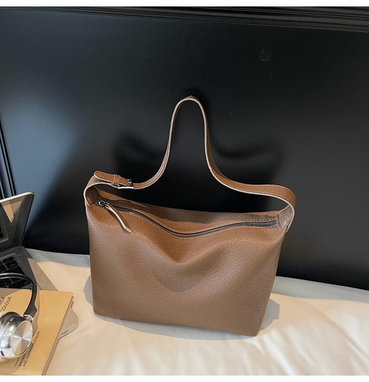 

Винтажная повседневная сумка-тоут женская сумка 2025 новая мода мягкая поверхность сумка-мессенджер большой вместимости