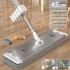 Aluminum Flat Mop with Dry/Wet Cloths