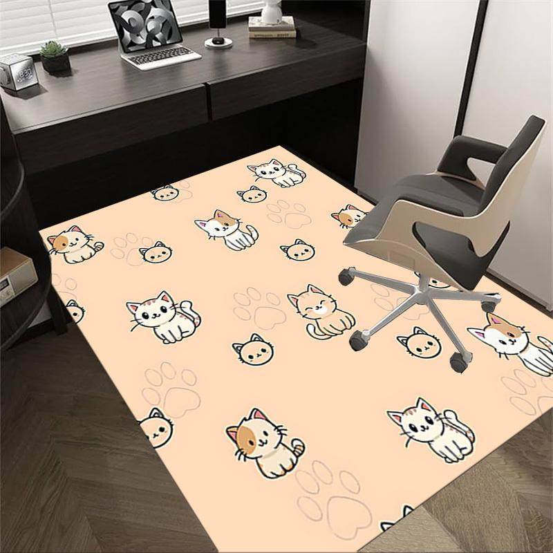 1PC Cat Paw Non-Slip Floor Carpet, Suitable for Office, Bedroomand Playrooms. It Can Also Be Used As a Sofa Footrest cover-T43