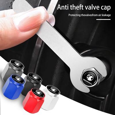 4pcs Car Wheel Tire Air Valve Protection Cap Dust Stem Cover For Vauxhall VXR8 Insignia Vivaro Zafira Combo Movano Mokka GSe