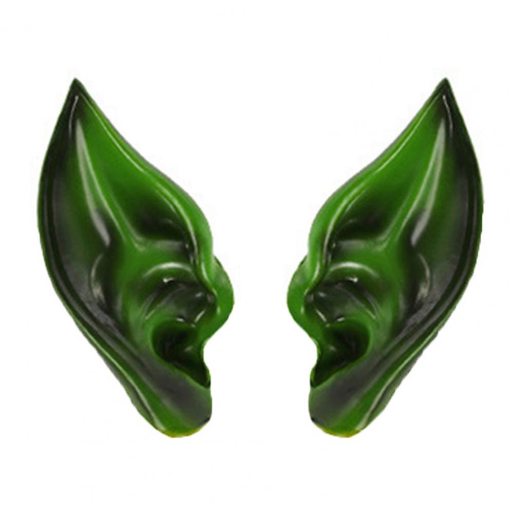 Uszy Elfa Dekoracja Halloweenowa Anime Wróżka Cosplay Akcesoria Sztuczne Anielskie Elfickie Uszy Rekwizyty Kostiumy Zdjęcie Dekoracja Świąteczna