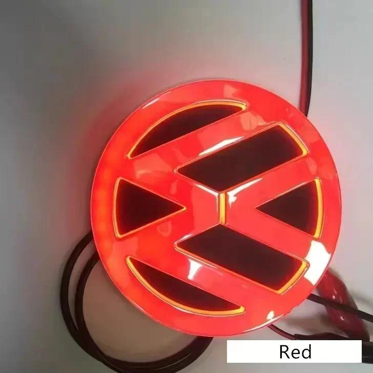 Nou Emblema LED 4D Volkswagen 11CM Față Spate Mașină Insignă lumină Pentru VW Polo Golf Jetta Beetle CC Tiguan Touran Passat MK7 MK5