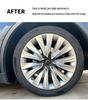 19-24 Tesla Model Y 19-inch Wheel Covers: Full Coverage, Anti-scratch Decorative Accessories for 3rd/4th Gen