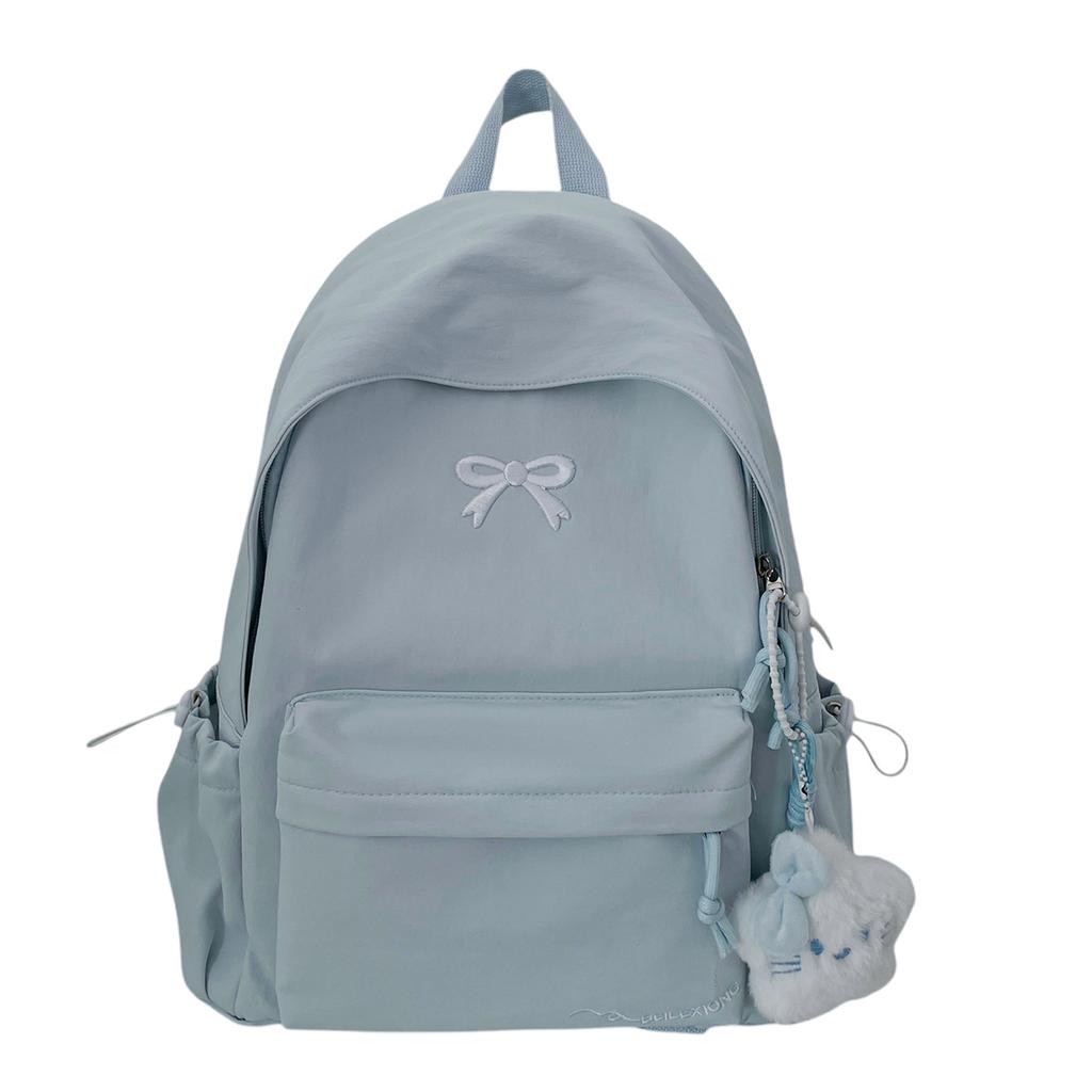 Schoolbag New High-value Japanese Ins Fresh and Sweet Candy-colored Backpack Junior High School Students Lightweight Large-capacity Backpack