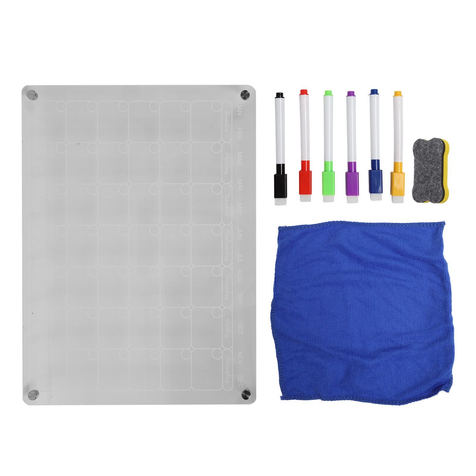 

Магнитная белая доска с 6 маркерами и ластиком, доска для сухого стирания для холодильника Form Board