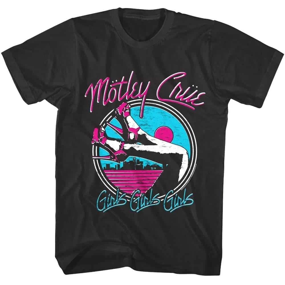 Motley Crue Girls Girls Girls Legs Men s T Shirt L