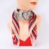 Women Retro Print Square Silk Scarf Soft Satin Small Scarf Multifunctional Hair Tie Bag Decor Wrap Elegant Business Matching Accessory