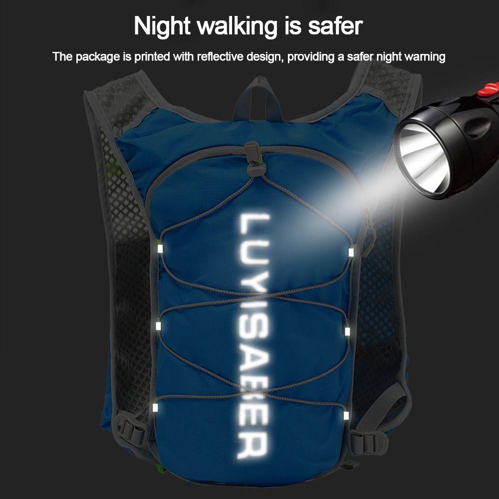 Ultralight Running Bag New Reflective Breathable Hiking Backpack Nylon Outdoor Sport Marathon Hydrating Backpack