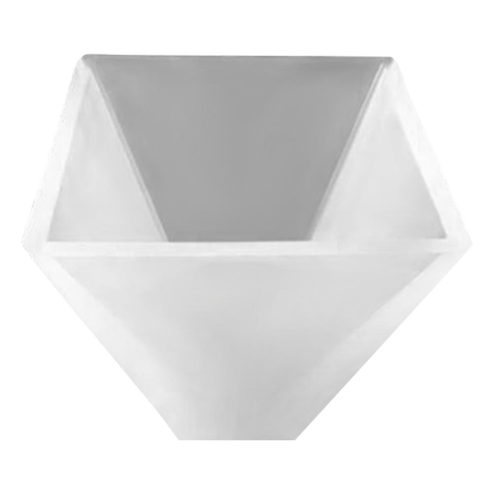 Pyramid Silicone Stencil Resin Jewelry Making Template Epoxy Pendant Craft DIY Tool 50*50mm A прозрачный