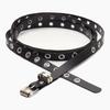 Y2k Fashion Punk Belt For Women With Double Ring Rivets For Daily Wear And Street Outfits