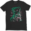 365 Printing Medium Soft Pink Malachite Design Neon Bear Sneaker Matching T-Shirt